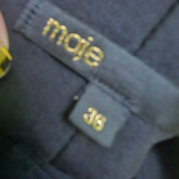 Maje Wool Blend Trousers in Black - Picture 5 of 10